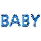 Air-Filled Blue Baby Foil Balloon image number 1