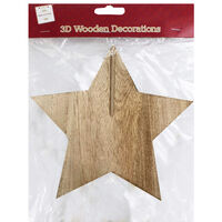 3D Wooden Decoration: Assorted