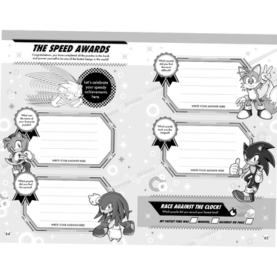 Sonic the Hedgehog: Gotta Go Fast Puzzle Book image number 3