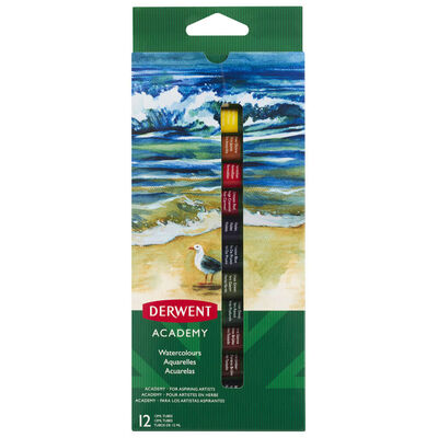 Derwent Academy Watercolour Paint: Pack of 12 image number 1