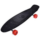 Retro Black Plastic Skateboard 22 Inch image number 1