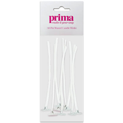 Prima Pre-Waxed Candle Wicks: Pack of 10 image number 1