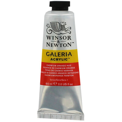 Winsor & Newton Galeria Acrylic Paint Tube - Cadmium Orange Hue image number 1