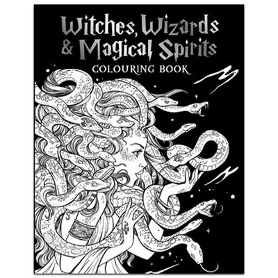 Witches, Wizards & Magical Spirits Colouring Book By Susanna Geoghegan ...