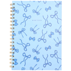 B5 Wiro Bow Pattern Notebook image number 1