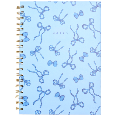 B5 Wiro Bow Pattern Notebook image number 1