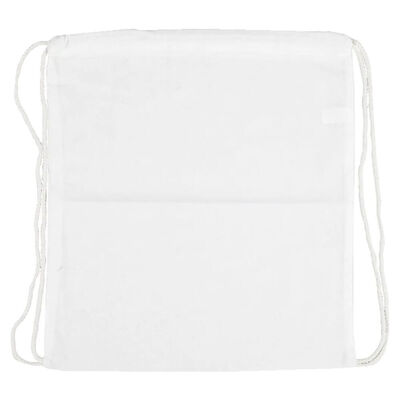 Decorate Your Own Drawstring Bag: White image number 1