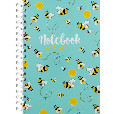 A5 Wiro Bee Lined Notebook image number 1