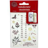 Christmas Candle Transfers