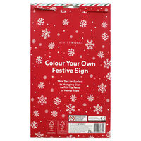 Colour Your Own Festive Sign