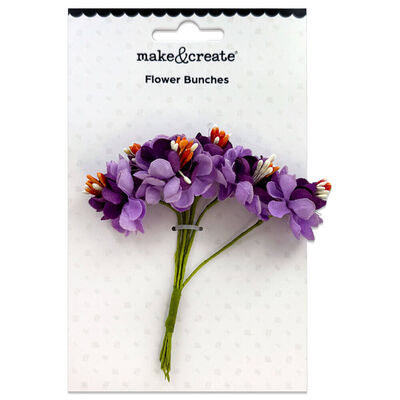 Flower Bunches Embellishment: Purple image number 1