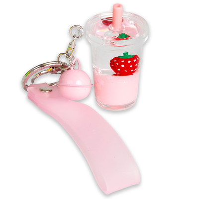 Liquid Bubble Tea Keychain: Assorted image number 2