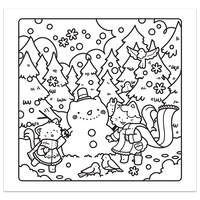 Cute & Cosy: Christmas Colouring Book