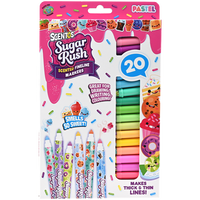 Scentos Sugar Rush Fine Line Markers: Pack of 20