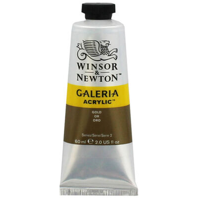 Galeria Acrylic Paint: Metallic Gold 60ml image number 1