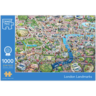 London Landmarks 1000 Piece Jigsaw Puzzle image number 1