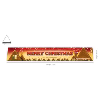 Toblerone Milk Chocolate 100g &ndash; Merry Christmas image number 2