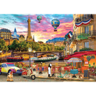 Paris Scene at Sunset 1000 Piece Jigsaw Puzzle image number 2