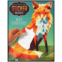 Wild Creatures: Kaleidoscope Sticker Mosaic