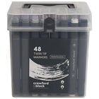 Crawford & Black Twin Tip Markers: Pack of 48 image number 1