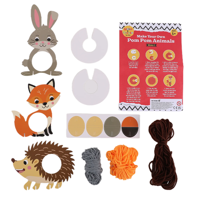 Make Your Own Woodland Pom Pom Animals image number 2