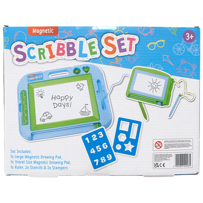 Jotz! 2-in-1 Magnetic Scribbler Set: Blue image number 3