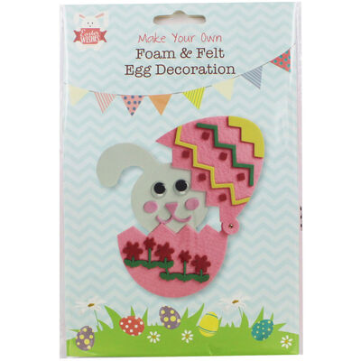 Make Your Own Foam and Felt Easter Egg Decorations - Assorted image number 3