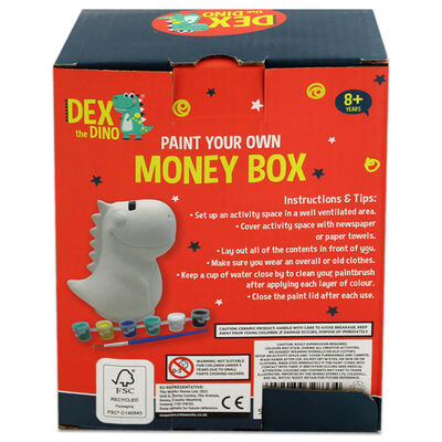 Paint Your Own Money Box: Dex the Dino image number 3