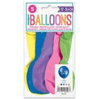 Pearlised Good Luck Latex Balloons: Pack of 5 image number 1