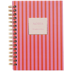 A6 Wiro Pink and Red Stripes Notebook image number 1