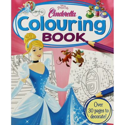 Disney Princess Cinderella Colouring Book image number 1