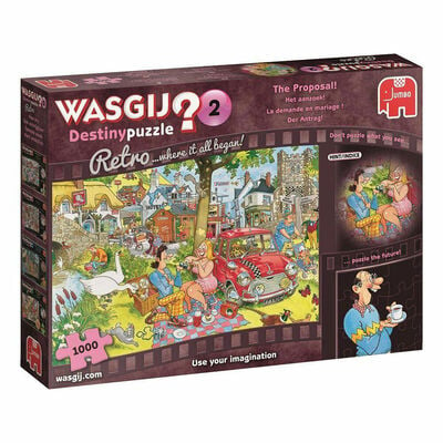 Wasgij Retro Destiny 2 The Proposal 1000 Piece Jigsaw Puzzle image number 1