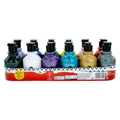 Kids Ready Mixed Paint Set: Pack of 12 image number 2