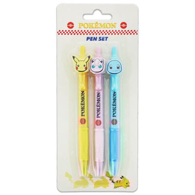 Pokémon Pen Set: Pack of 3 image number 1