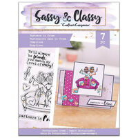 A6 Sassy & Classy: Partners In Crime Photopolymer Stamp