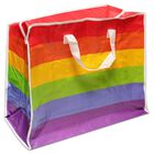 Rainbow Reusable Zip Shopping Bag image number 1