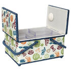 Korbond Hobby Dreams Twin Lidded Sewing Basket image number 2