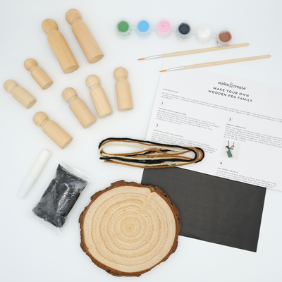 Make Your Own Wooden Peg Family image number 3