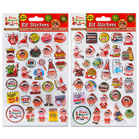 Elves Behavin' Badly Puffy Stickers: Assorted