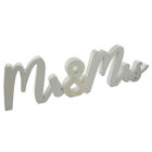 Mr and Mrs White Block Sign image number 1