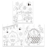 Colour Your Own Easter Puzzles: Pack of 3
