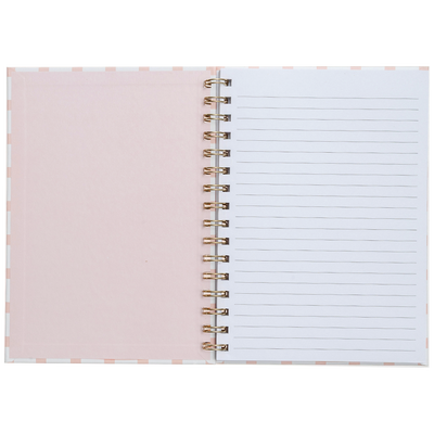 A5 Wiro Gingham Bee Notebook image number 2