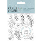 Winter Woodland Wreath Clear Stamp Set image number 1