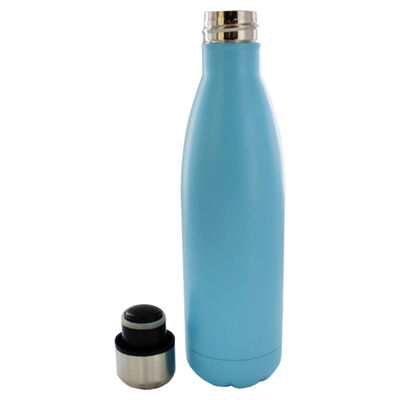 Double Aluminium Drinks Bottle: Blue image number 2