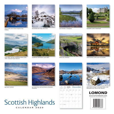 Scottish Highlands 2020 Square Calendar image number 2