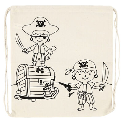 Colour Your Own Gym bag: Pirates image number 1