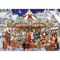 The Christmas Carousel 1000 Piece Jigsaw Puzzle