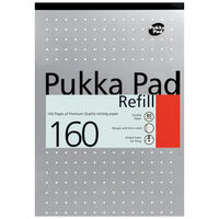 A4 Metallic Pukka Refill Pad: 160 Sheets