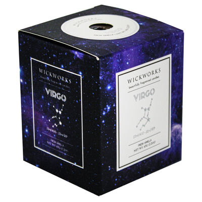 Zodiac Collection Virgo Fresh Vanilla Candle image number 1