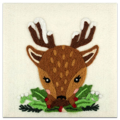 Needle Felting Kit with Frame: Deer image number 2